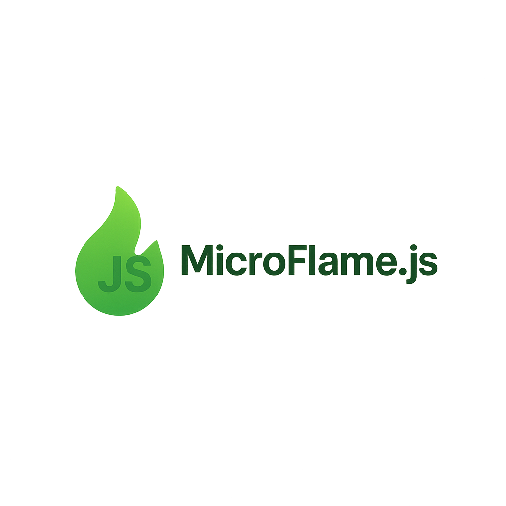 MicroFlame.js logo